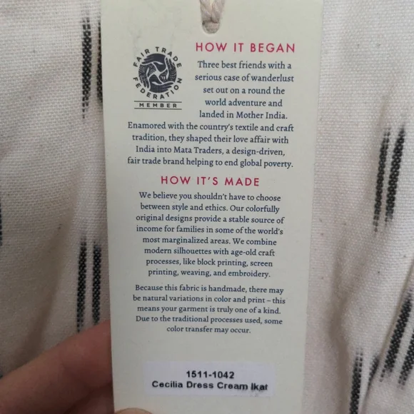 Mata Traders Patterned Dress - Picture 3 of 5